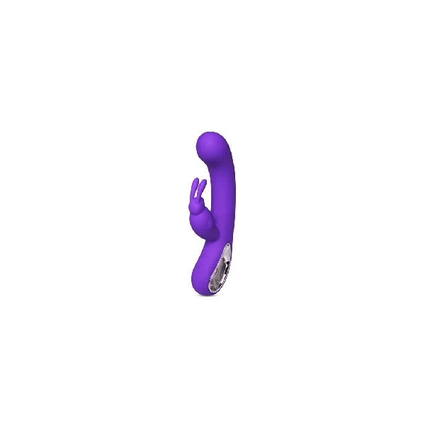 12-Speed Purple Silicone G-spot Rabbit Vibrator