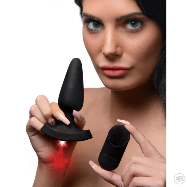 28X Laser Fuck Me Silicone Anal Plug with Remote Control