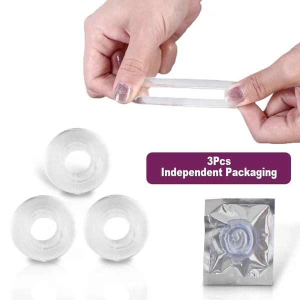 3pcs Hot Couple Sex Toy Penis Ring Enhance Male Sex Ability Erotic Dick Cock Ring Cage Collars Delay Ejaculation 18 Sex Products