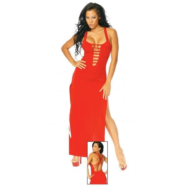 6 STRAP CUT OUT GOWN