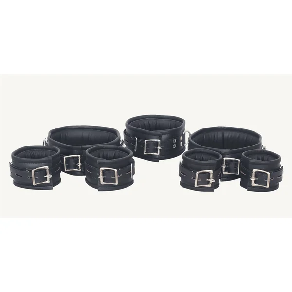 7 Pcs BDSM Leather Cuffs
