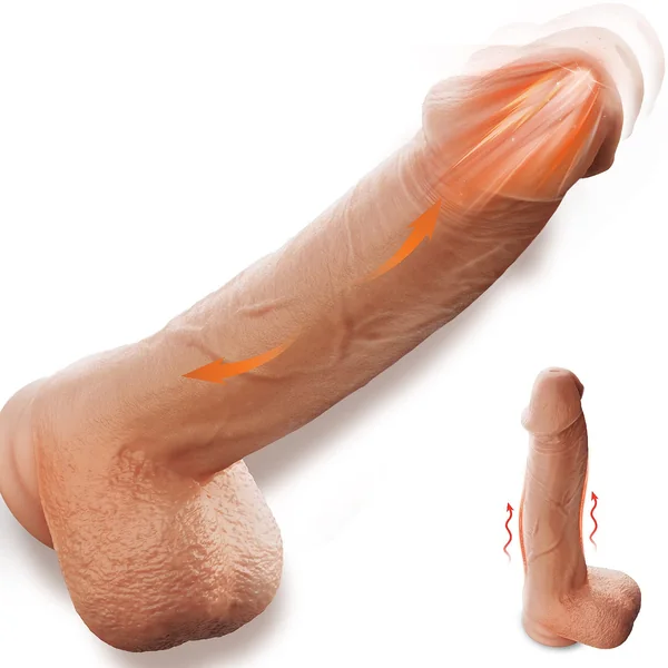 9.6" Thrusting Dildo (7" Insertable)