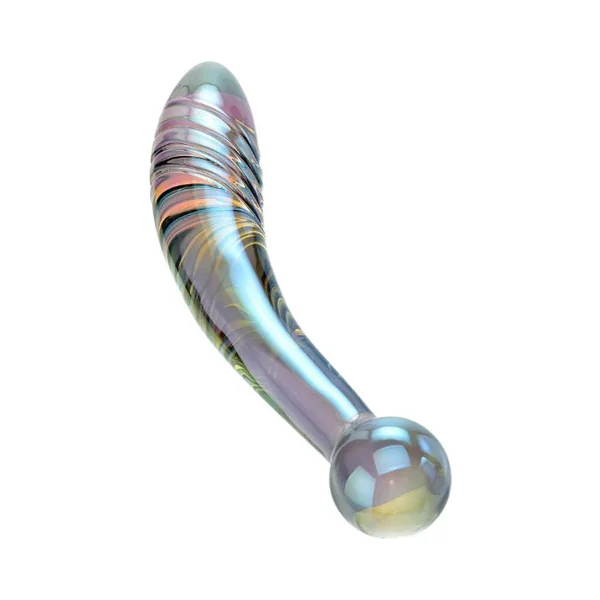 Adam & Eve Eve's Iridescent Curved Glass Fairy Wand