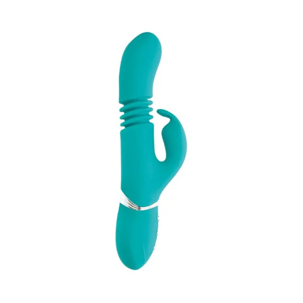 Adam & Eve Eve's Thrusting Rechargeable Dual Stimulating Rabbit Vibrator