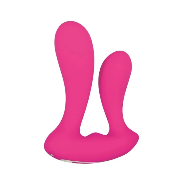 Adam & Eve Flexible Dual Entry Remote Control Rechargeable Vibrator