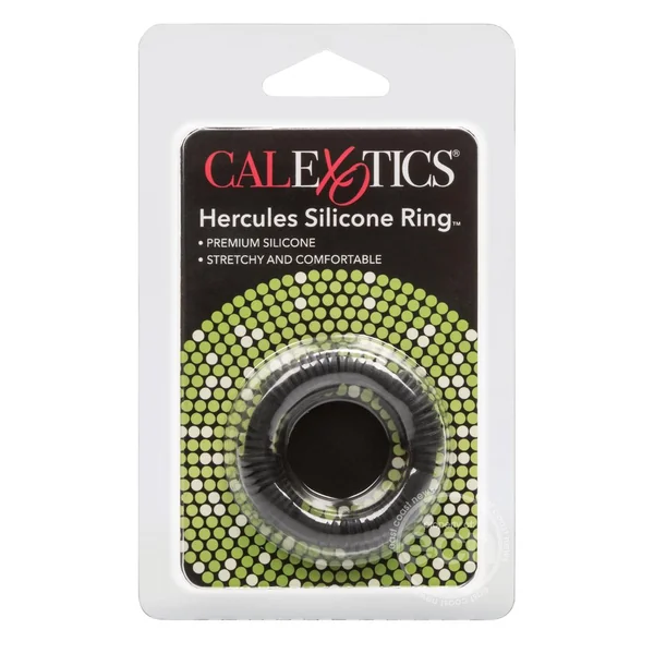Adonis Silicone Cock Ring Hercules - Black