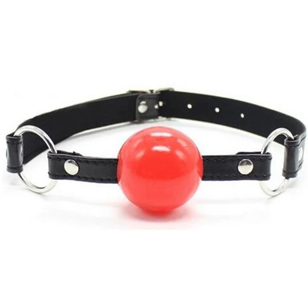 Adult Game Soft Rubber 40mm Mouth Ball Gag Fetish Bondage Oral Fixation Mouth Open Stuffed Love Restraint Sex Toys XN0046