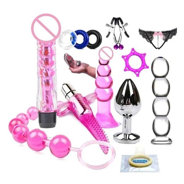 Adult Sex Product Kit BDSM Slave Bandage Flirt GamesDildo Vibrator & Plugs A6HF