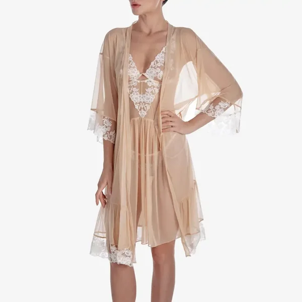 Ajour Tiramisu Robe