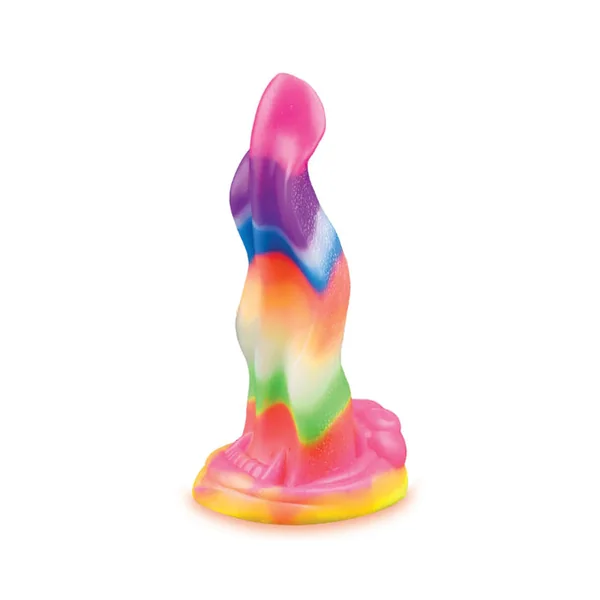 AlienNation Lick of the Lair Glow In The Dark Fantasy Tongue Shape With Grinding Pad And Suction Cup Girthy Dildo