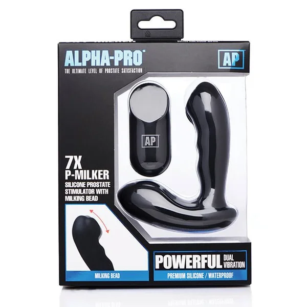 Alpha Pro 7x P-milker Prostate Stimulator with Milking Bead