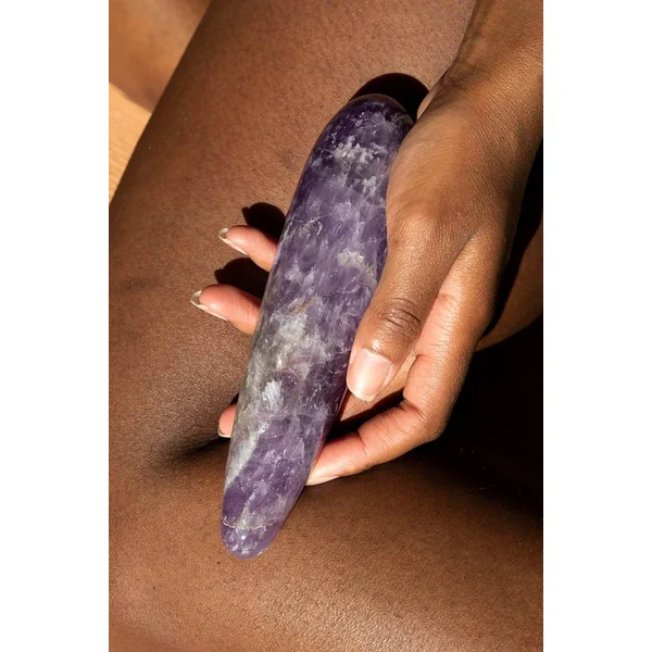 Amethyst Crystal Dildo