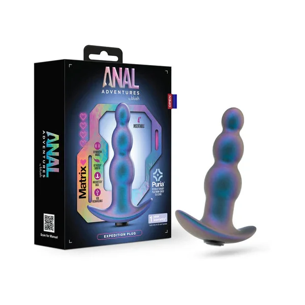 Anal Adventures Matrix Expedition Plug Lunar Blue
