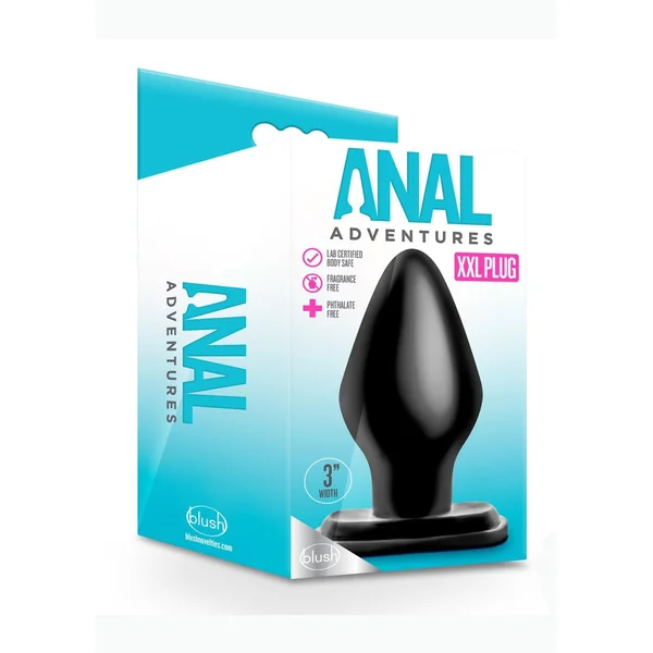 Anal Adventures XX-Large Plug Black