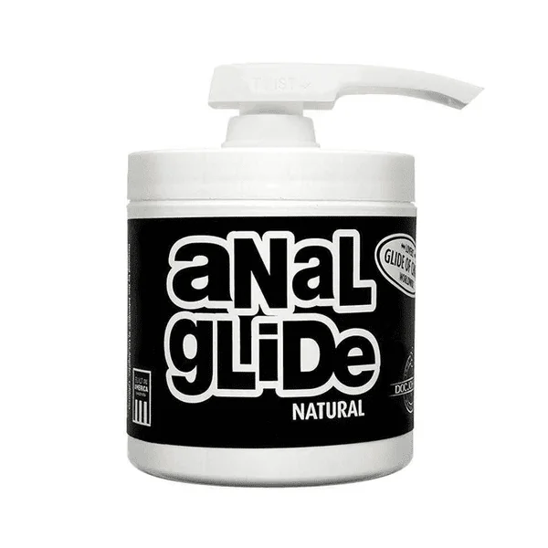 Anal Glide Natural with Pump - 4 oz