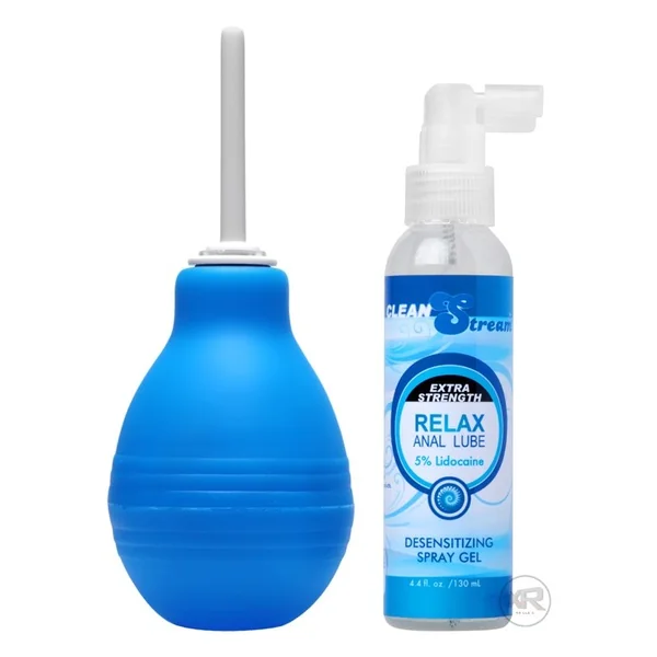 Anal Lube and Enema Bulb Kit