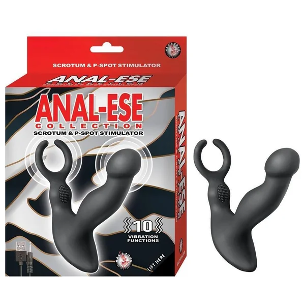 Anal-Ese Collection Scrotum & P-Spot Stimulator - Rechargeable