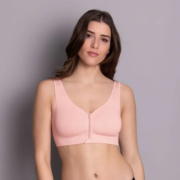 Anita Lynn Post Mastectomy Bra, Non wire - Zipper Front