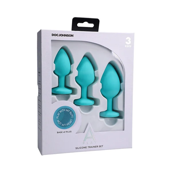 A-Play - Silicone Trainer Set 3 Piece Set - Teal