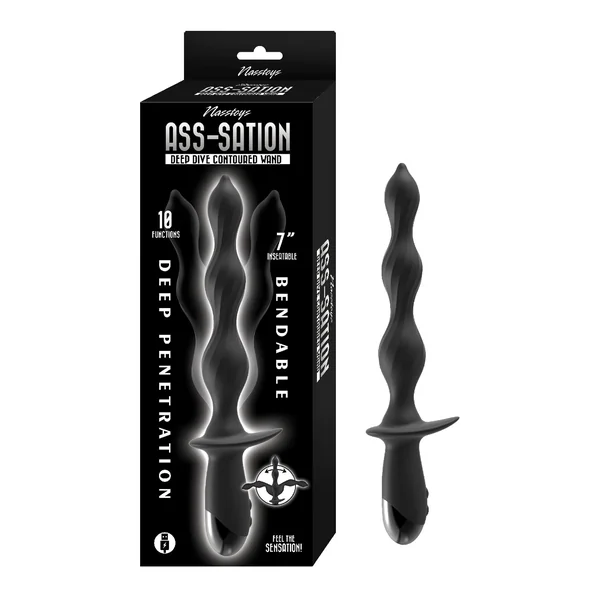 Ass-Station Deep Dive Contoured Wand - Black