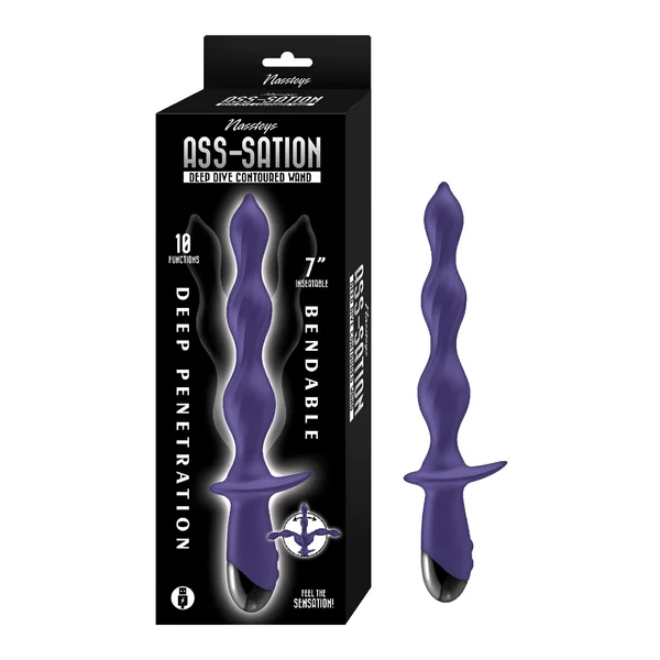 Ass-Station Deep Dive Contoured Wand - Purple