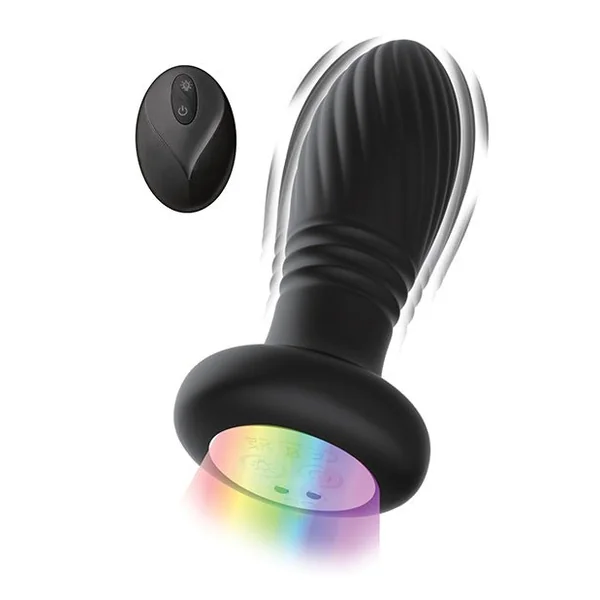 Atomic Thrusting Light-Up Twister Plug w/Remote Control - Black