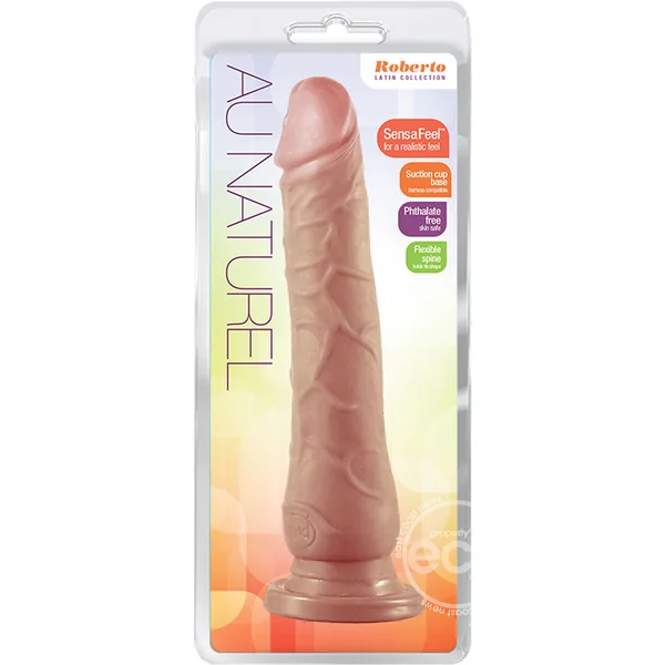 Au Naturel Roberto Dildo 9in - Caramel