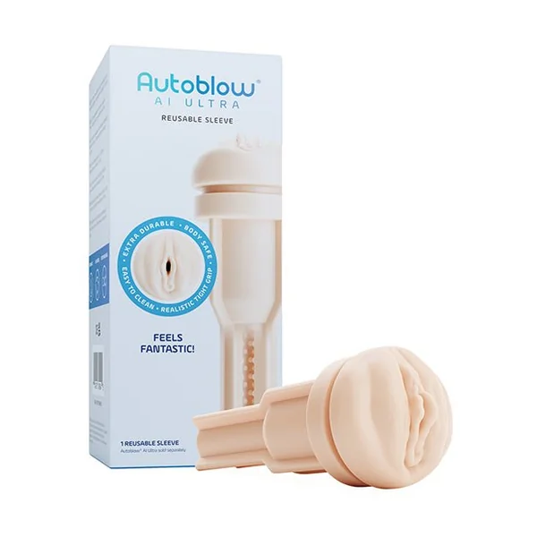 Autoblow AI Ultra Vagina Sleeve - Beige