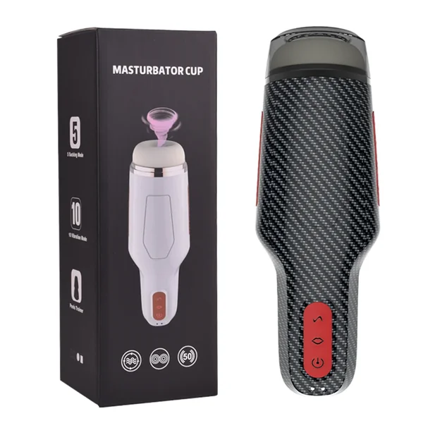 Automatic Suction Masturbator for Men – 10 Vibration Modes & Deep Oral Simulation