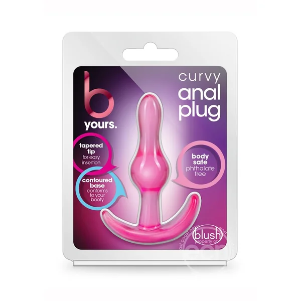 B Yours Curvy Butt Plug - Pink