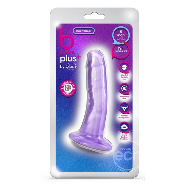 B Yours Plus Hard n' Happy Realistic Dildo 5.5in