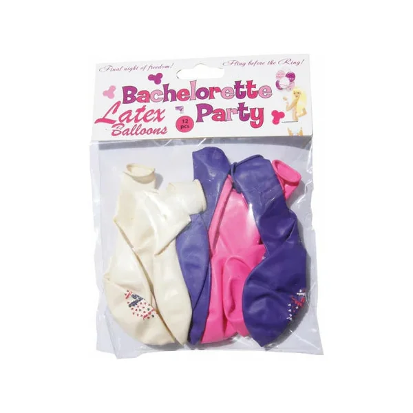 Bachelorette Party Balloons (12pc) Asst,