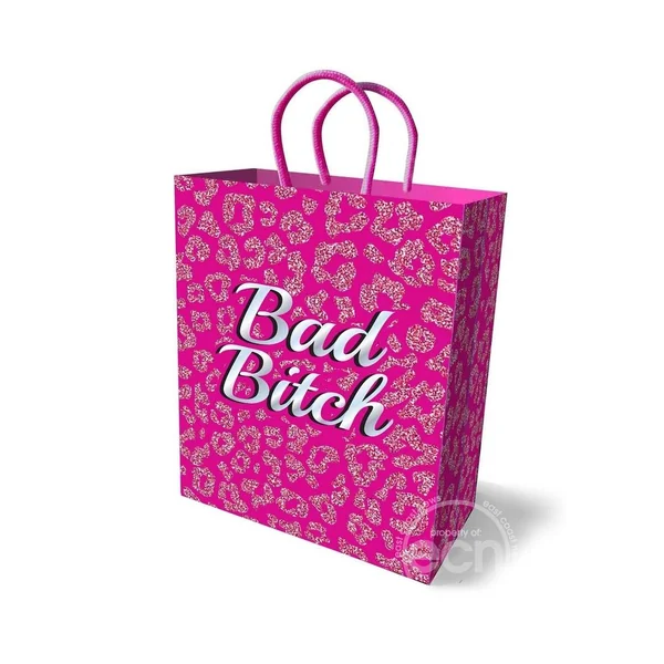 Bad Bitch Gift Bag - Pink/White