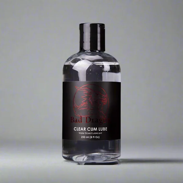 Bad Dragon Cum Lube CLEAR - Water Based Lubricant - 8 oz (250 mL)