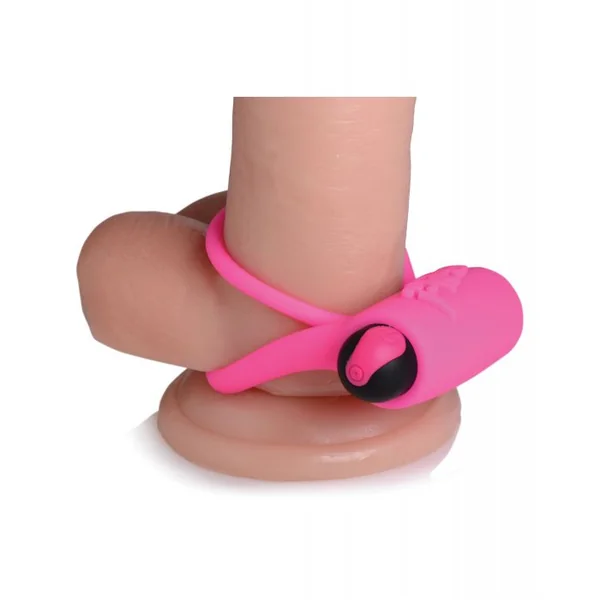 Bang! Vibrating Cock Ring & Bullet w/Remote Control - Pink