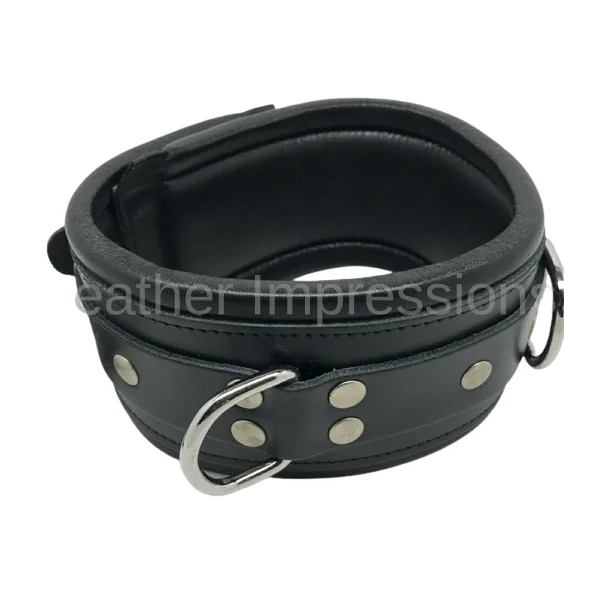 BDSM Slave Collar | Genuine Leather Bondage Collar