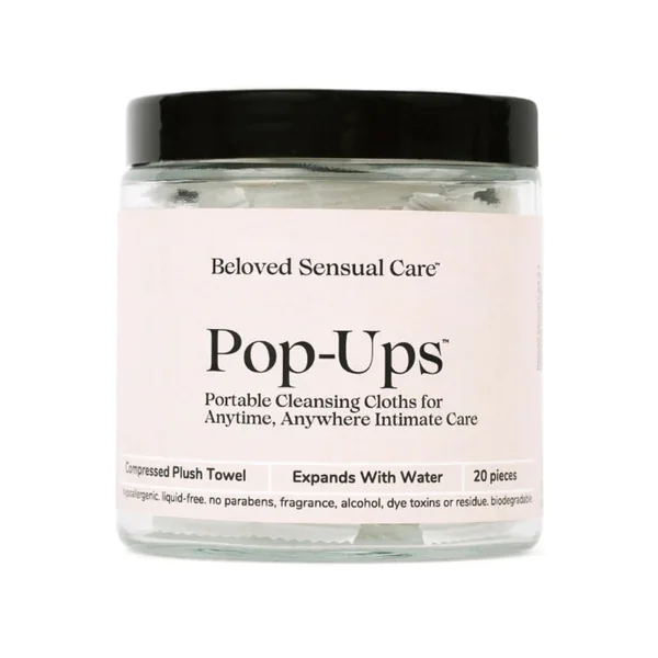 Beloved Portable Pop-Up Cleansing Cloths For Anytime Anywhere Intimate Care