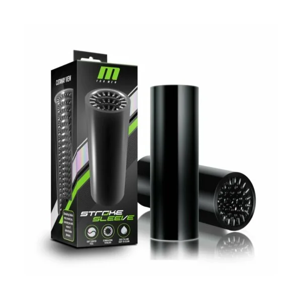 Black Penis Stroker Sleeve Masturbator