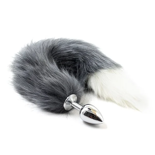 Black Tip Fox Tail Butt Plug