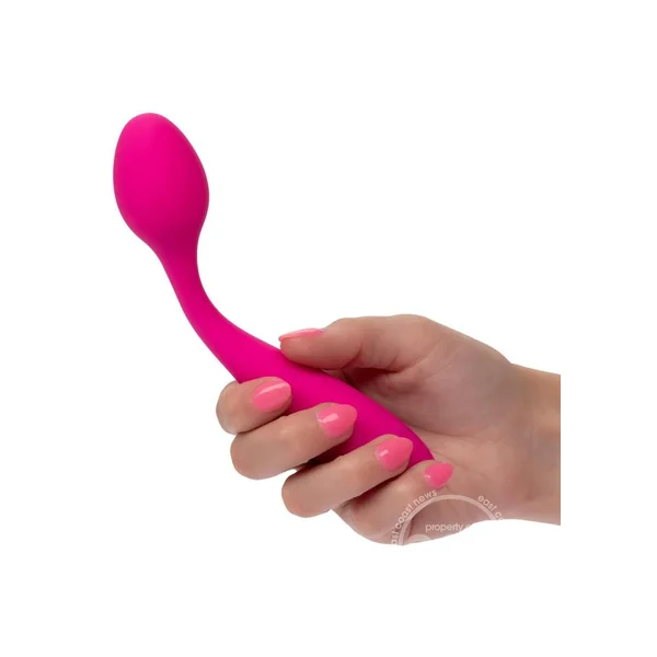 Bliss Liquid Silicone Bendie G Rechargeable G-Spot Vibrator - Pink