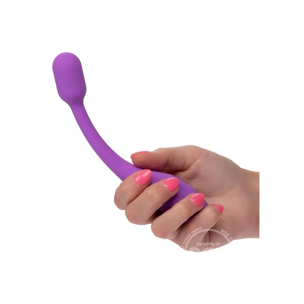 Bliss Liquid Silicone Flex-O-Teaser Rechargeable Clitoral Stimulator - Purple