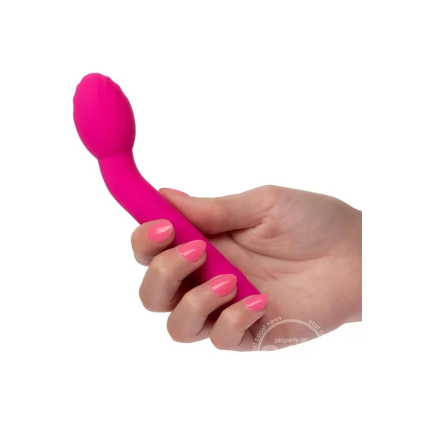 Bliss Liquid Silicone Mini Tulip Rechargeable G-Spot Vibrator - Pink