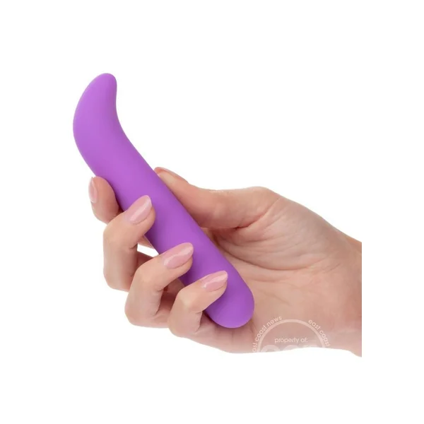Bliss Liquid Silicone Rechargeable Mini G Vibrator - Purple