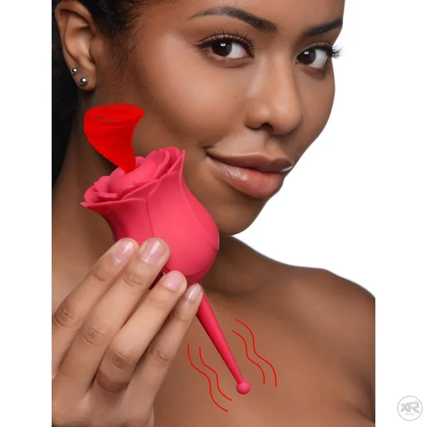 Bloomgasm Rose Buzz 7X Silicone Clit Stimulator and Vibrator