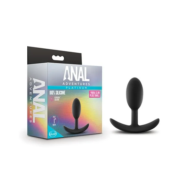 Blush Anal Adventures Platinum Silicone Vibra Slim Plug