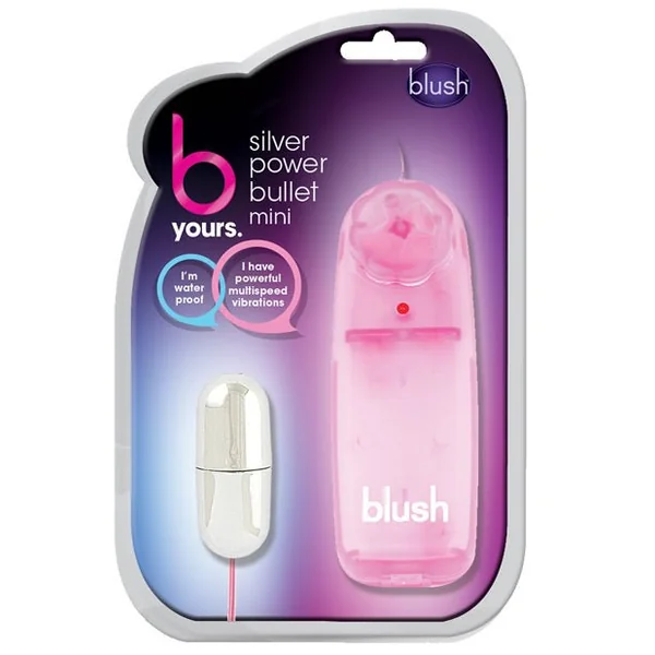 Blush B Yours Silver Bullet Mini - Pink Controller