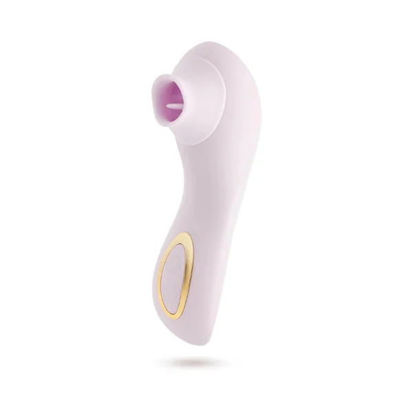 Blush Delice Fleur Air Pulsing Rechargeable Suction and Flicking Tongue Stimulator