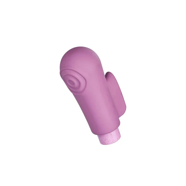Blush Gaia Eco Delight Rechargeable Bullet And Silicone Textured Finger Sleeve