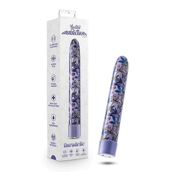 Blush Limited Addiction Floradelic 7" Rechargeable Vibe