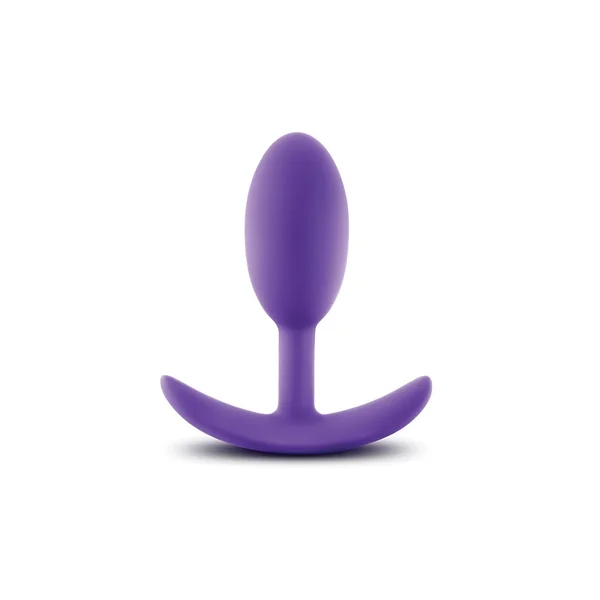 Blush Luxe Medium Wearable Vibra Slim Silicone Anal Plug